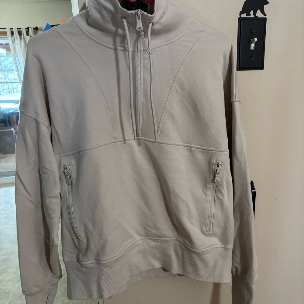 Woman’s quarter zip sweatshirt